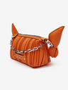 Karl Lagerfeld Orangefarbene KARL LAGERFELD Kushion geknotete Handtasche für Damen