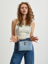 Michael Kors Hellblaue Damen Leder Crossbody Handtasche Michael Kors Ruby