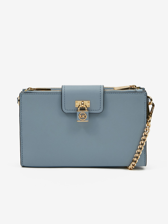 Michael Kors Hellblaue Damen Leder Crossbody Handtasche Michael Kors Ruby