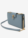 Michael Kors Hellblaue Damen Leder Crossbody Handtasche Michael Kors Ruby