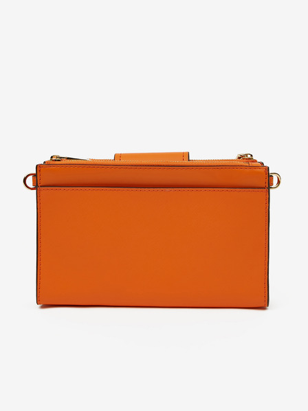 Michael Kors Orange Damen Michael Kors Ruby Leder Crossbody Handtasche
