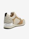 Michael Kors Braune und beige Damen Michael Kors Billie Sneakers