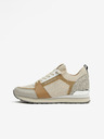 Michael Kors Braune und beige Damen Michael Kors Billie Sneakers