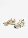Michael Kors Braune und beige Damen Michael Kors Billie Sneakers