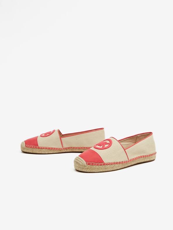 Michael Kors Rosa und cremefarbene Michael Kors Kendrick Espadrilles für Damen