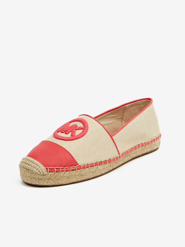 Michael Kors Rosa und cremefarbene Michael Kors Kendrick Espadrilles für Damen
