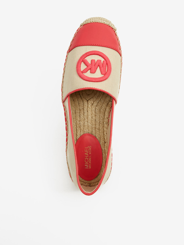 Michael Kors Rosa und cremefarbene Michael Kors Kendrick Espadrilles für Damen