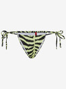 HUGO Gelb-schwarz gemusterter HUGO Savanna Damen-Bikinislip