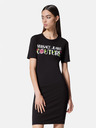 Versace Jeans Couture Schwarzes Damen Versace Jeans Couture Etuikleid
