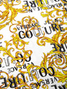 Versace Jeans Couture Gelb-weiß gemustertes Damen Etuikleid von Versace Jeans Couture