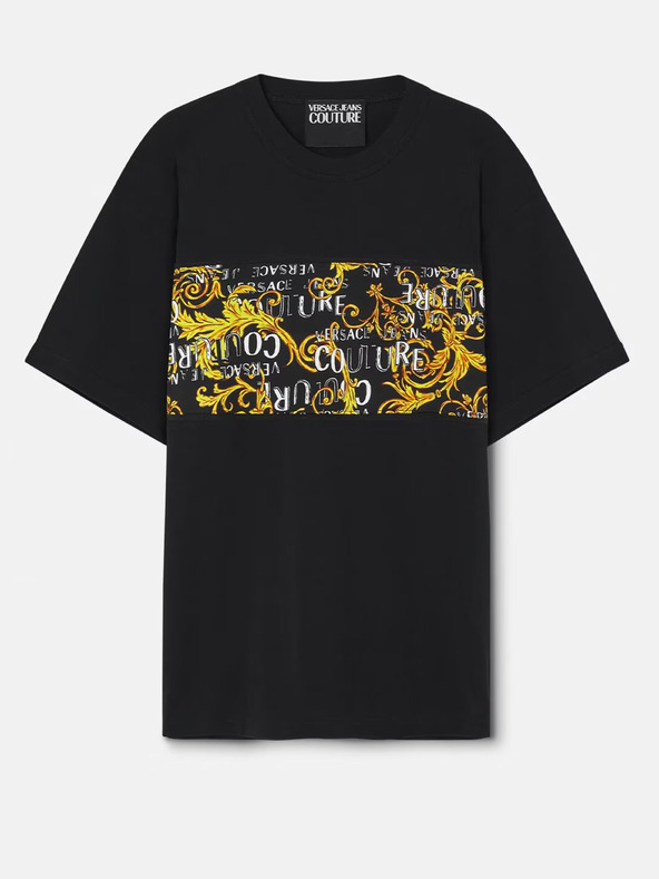 Versace Jeans Couture Schwarzes Herren-T-Shirt von Versace Jeans Couture