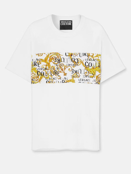 Versace Jeans Couture Weißes Herren-T-Shirt von Versace Jeans Couture