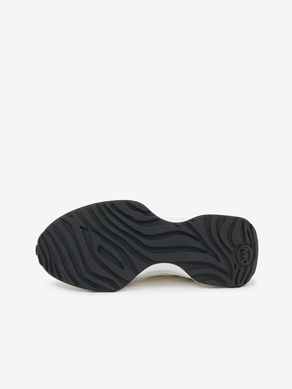 Michael Kors Braune und weiße Michael Kors Flynn Trainer Damen Turnschuhe