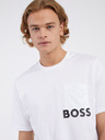 BOSS Weißes Herren-T-Shirt BOSS