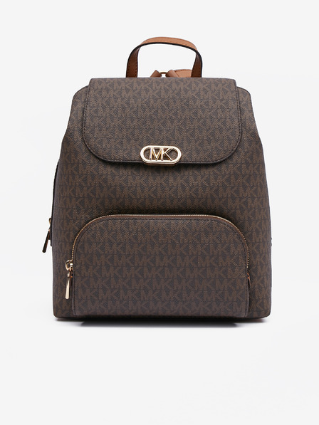 Michael Kors Brauner gemusterter Damen-Rucksack Michael Kors