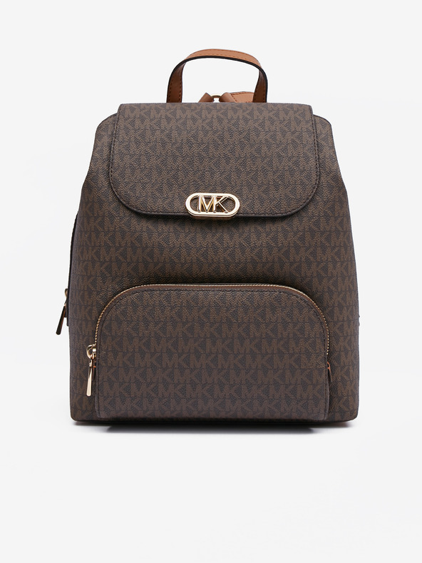 Michael Kors Brauner gemusterter Damen-Rucksack Michael Kors