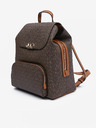Michael Kors Brauner gemusterter Damen-Rucksack Michael Kors
