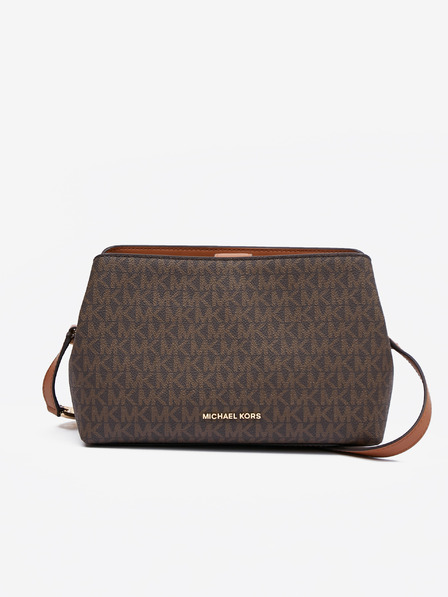 Michael Kors Braune gemusterte Damen Crossbody Handtasche Michael Kors