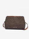 Michael Kors Braune gemusterte Damen Crossbody Handtasche Michael Kors