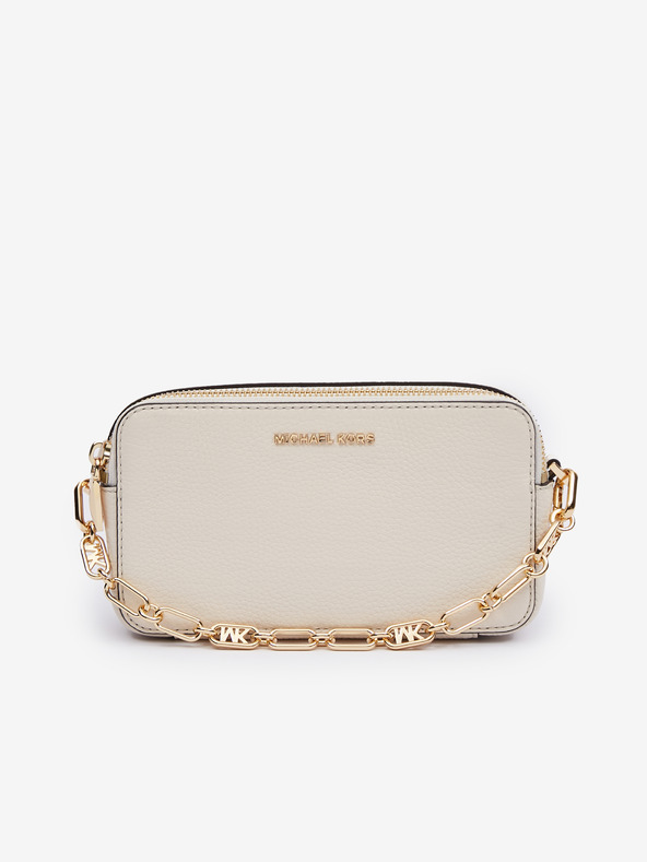 Michael Kors Beige Damen Michael Kors Camera Xbody Lederhandtasche