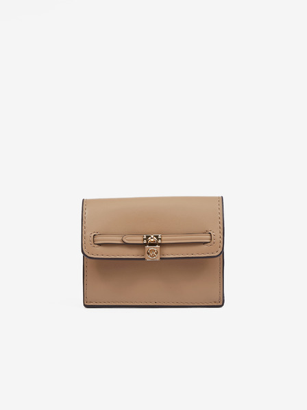 Michael Kors Hellbraunes Portemonnaie aus Leder für Damen Michael Kors