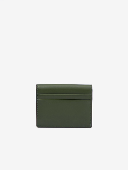 Michael Kors Dunkelgrüne Geldbörse für Damen aus Leder Michael Kors