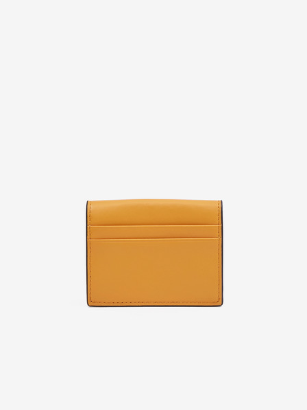 Michael Kors Orangefarbene Damen-Geldbörse aus Leder Michael Kors