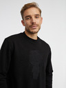Karl Lagerfeld Schwarzes Herren-Sweatshirt KARL LAGERFELD