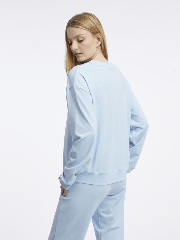 HUGO Hellblaues HUGO Damen-Sweatshirt