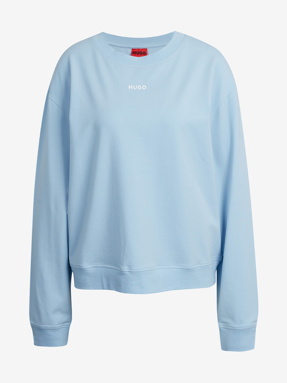 HUGO Hellblaues HUGO Damen-Sweatshirt