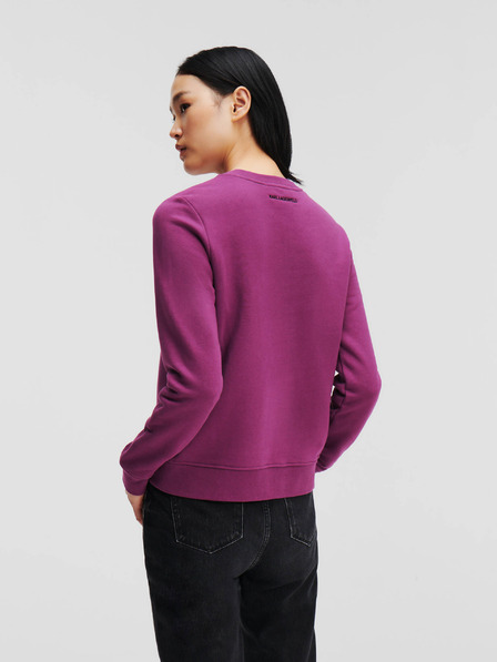 Karl Lagerfeld Violettes Damen-Sweatshirt KARL LAGERFELD