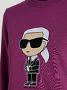 Karl Lagerfeld Violettes Damen-Sweatshirt KARL LAGERFELD