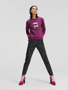 Karl Lagerfeld Violettes Damen-Sweatshirt KARL LAGERFELD