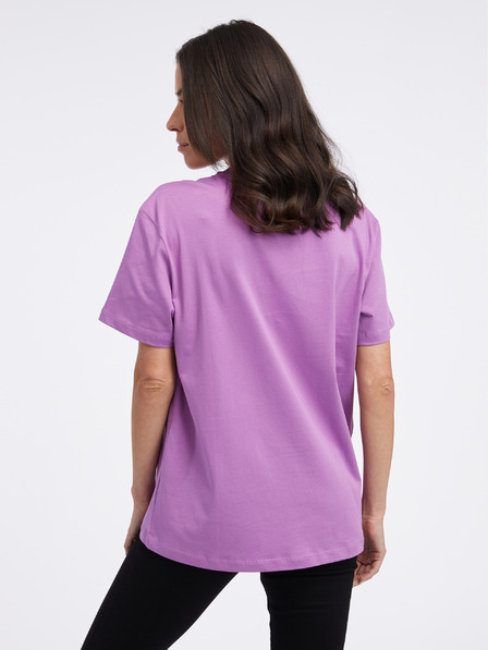 Karl Lagerfeld Lila Damen-T-Shirt KARL LAGERFELD
