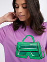 Karl Lagerfeld Lila Damen-T-Shirt KARL LAGERFELD
