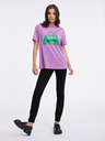 Karl Lagerfeld Lila Damen-T-Shirt KARL LAGERFELD