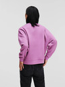 Karl Lagerfeld Rosa Damen-Sweatshirt in Übergröße KARL LAGERFELD