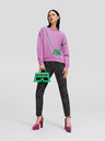 Karl Lagerfeld Rosa Damen-Sweatshirt in Übergröße KARL LAGERFELD