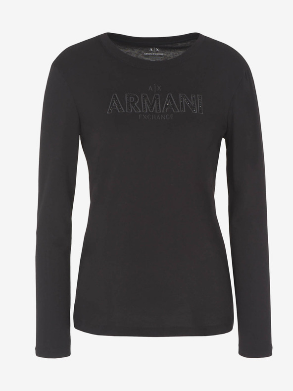 Armani Exchange Schwarzes Damen T-Shirt Armani Exchange