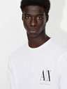 Armani Exchange Weißes Langarmhemd für Herren Armani Exchange