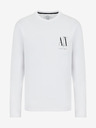 Armani Exchange Weißes Langarmhemd für Herren Armani Exchange