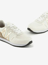 Armani Exchange Beige und cremefarbene Damen-Sneakers Armani Exchange