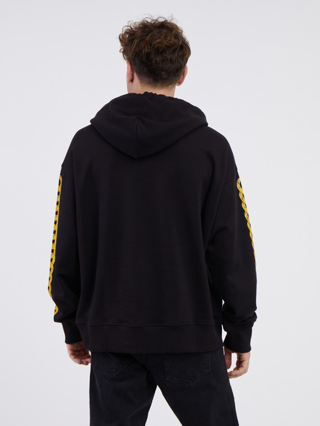 Versace Jeans Couture Schwarzer Herren Versace Jeans Couture Hoodie