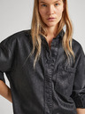 Pepe Jeans Schwarzes Damen Denim Oversized Shirt Pepe Jeans