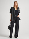 Pepe Jeans Schwarzes Damen Denim Oversized Shirt Pepe Jeans