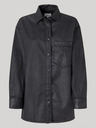 Pepe Jeans Schwarzes Damen Denim Oversized Shirt Pepe Jeans