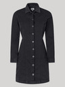 Pepe Jeans Schwarzes Damen Denim Shirt Kleid Pepe Jeans