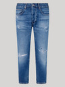 Pepe Jeans Blaue Straight Fit Jeans für Männer Pepe Jeans
