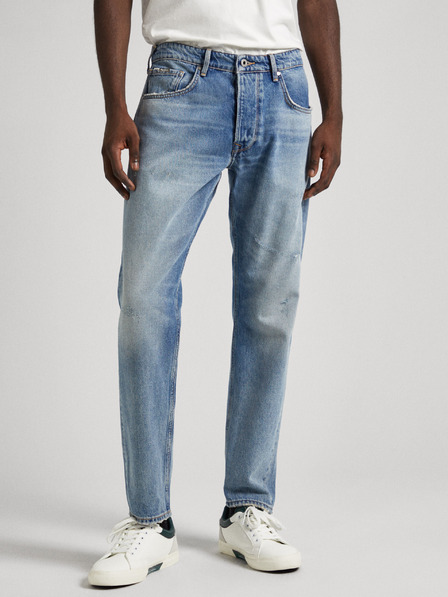 Pepe Jeans Hellblaue Herren Jeans mit gerader Passform Pepe Jeans