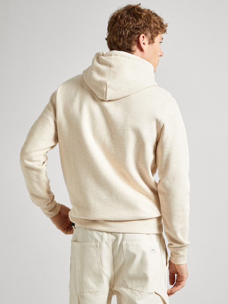 Pepe Jeans Cremefarbener Herren Hoodie Pepe Jeans